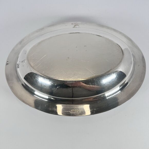 Silver plated Vegetable Serving Platter With Divider and Lid 10” Wilcox - Picture 10 of 16
